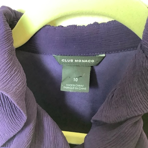 Club Monaco Deep Purple Sleeveless Midi Dress - Picture 9 of 9